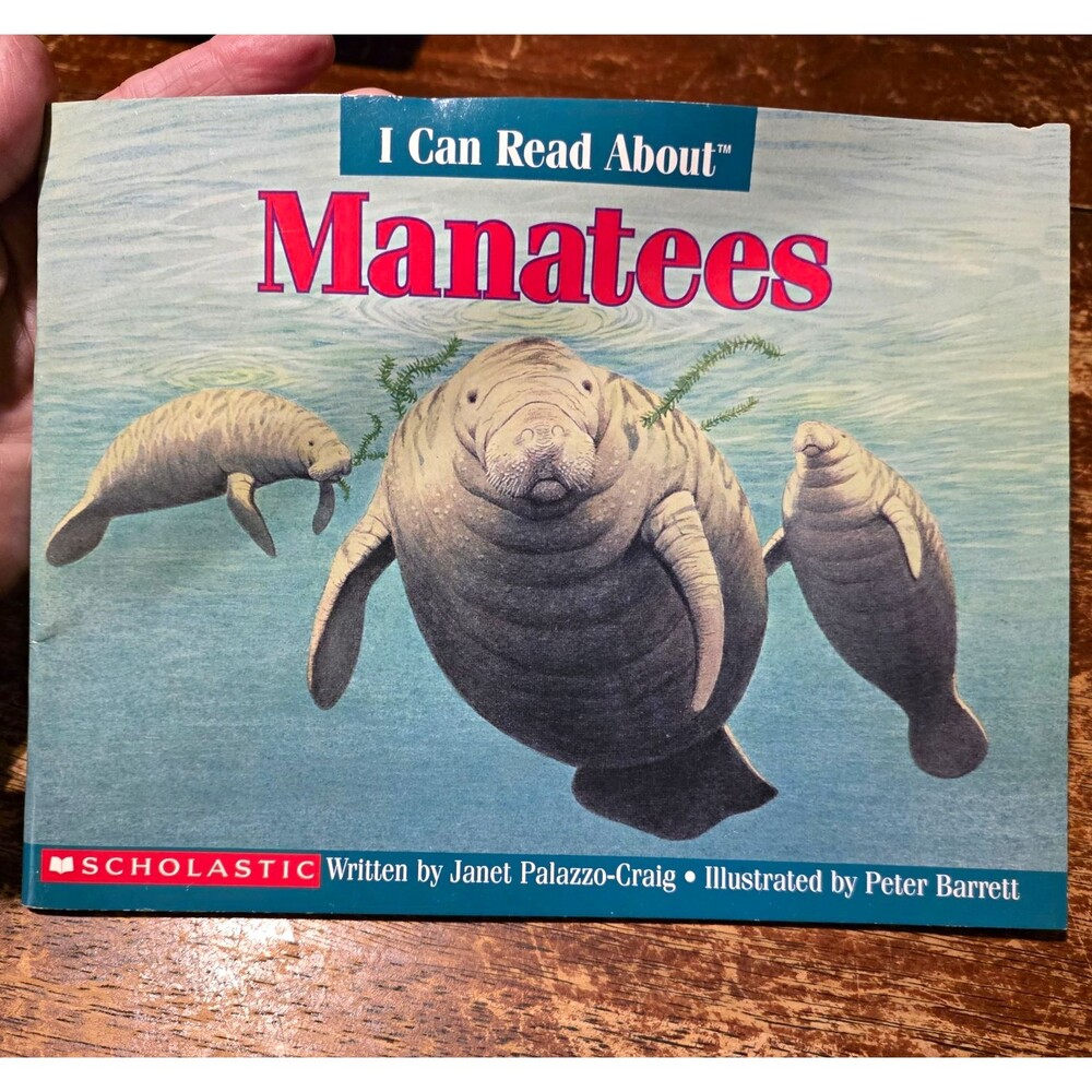 Scholastic I Can Read About: Manatees PB Ages 4-8 Illus Barrett 2005
